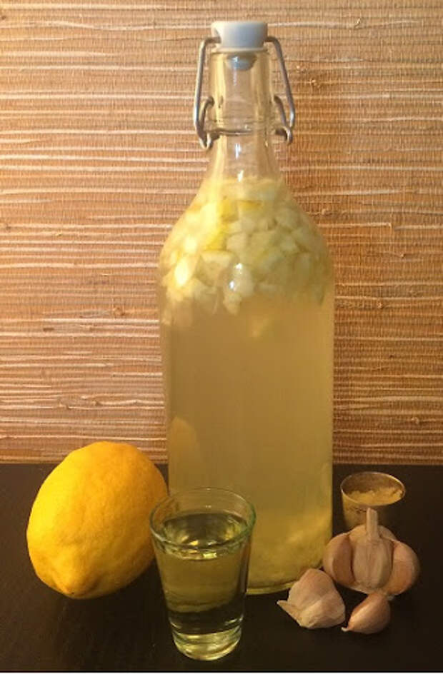 Чеснок с лимоном настойка на воде рецепт с фото