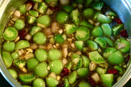 Green tomato chutney recipe