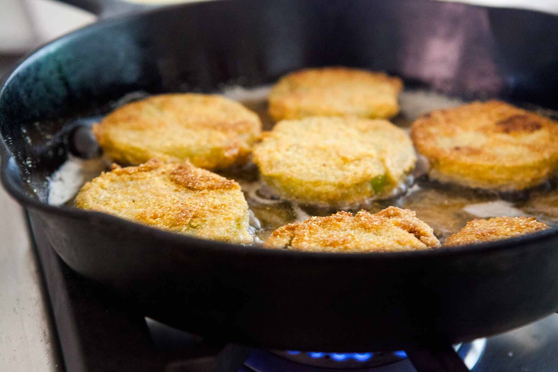 Fried green tomatoes