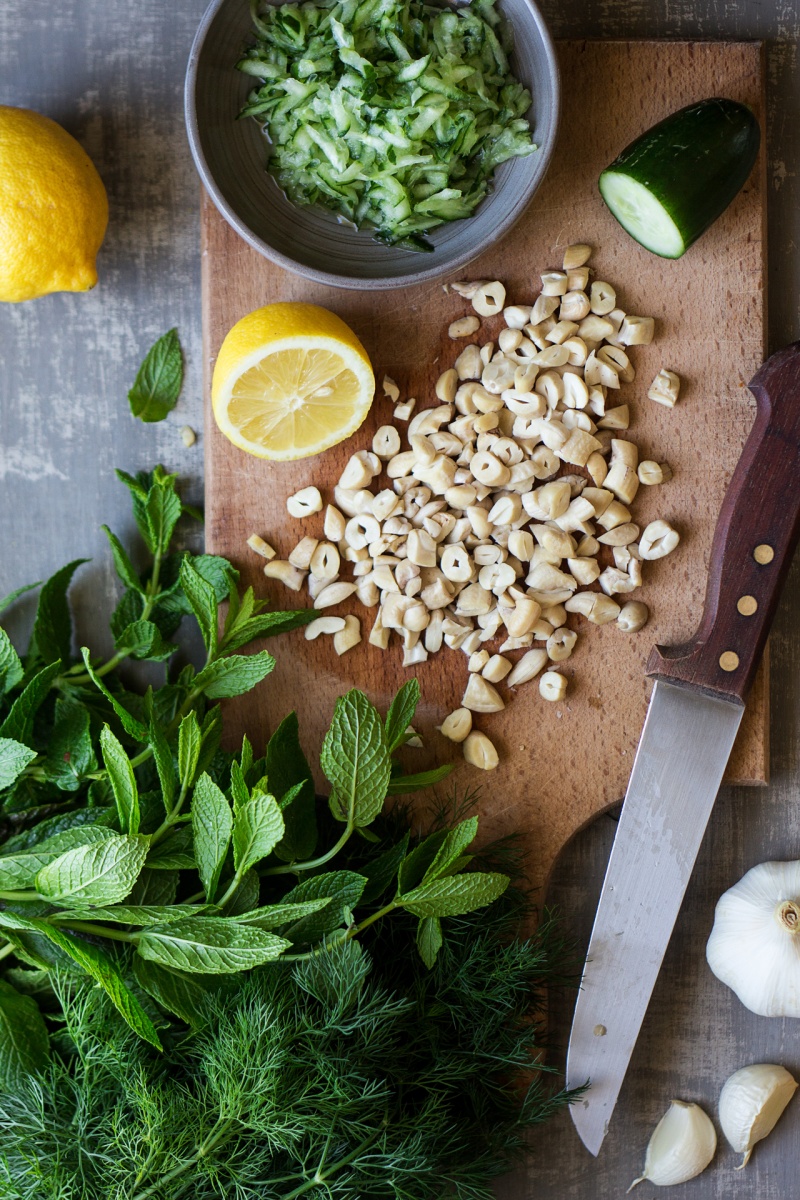 vegan tzatziki ingredients