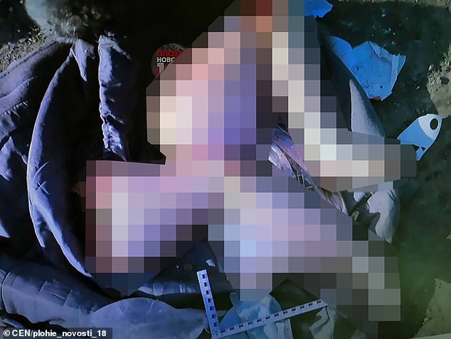 Police were called out after residents noticed a big plastic bag covered with blood in a large bin near a block of flats containing a headless torso. Later they found the victim