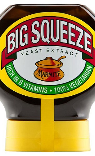 A 400 squeezy bottle of Marmite