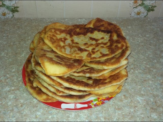 Пироги с картошкой на сухой сковороде