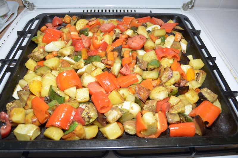 Печеные овощи рецепт