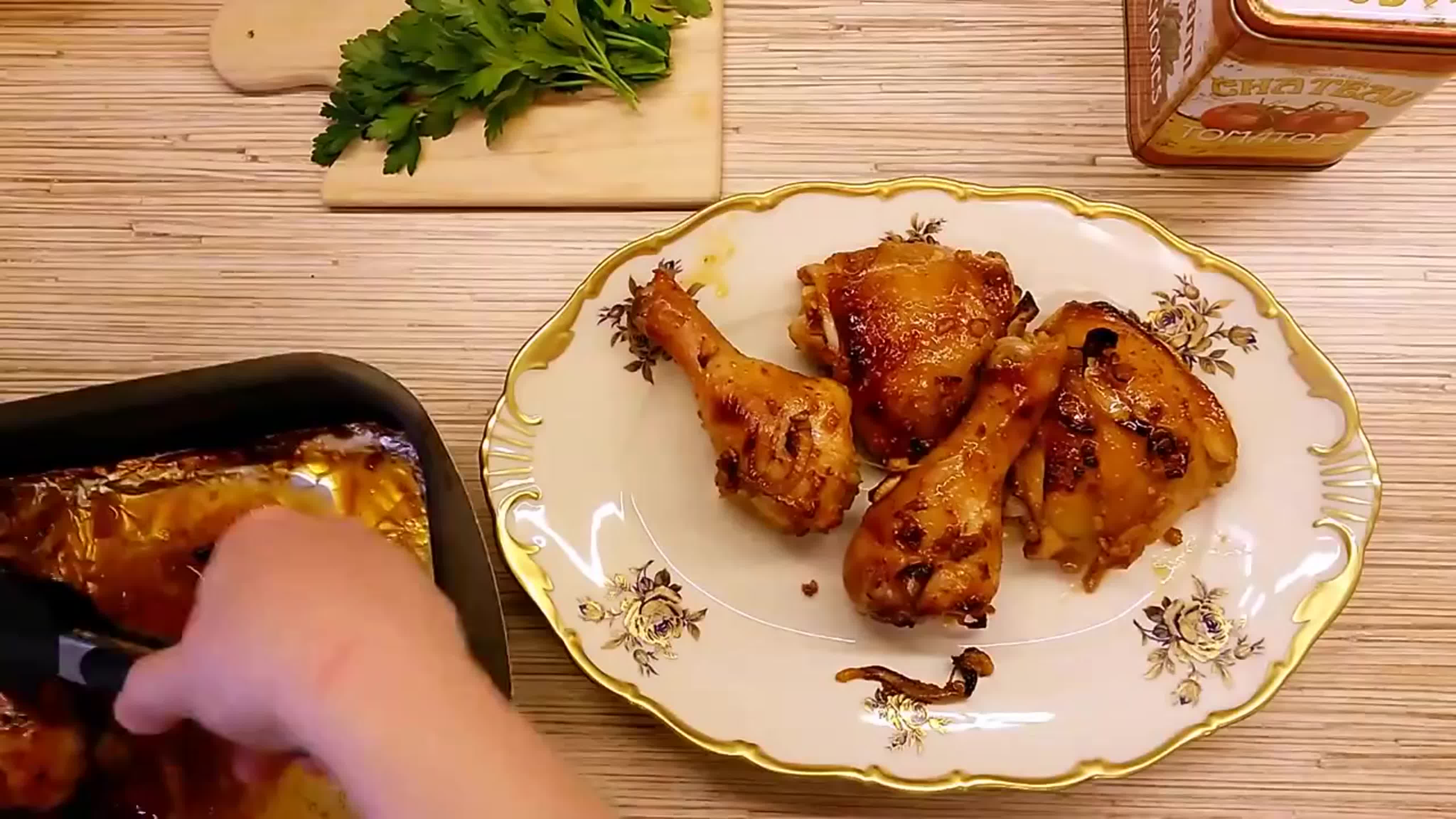 Маринад с медом для курицы в духовке