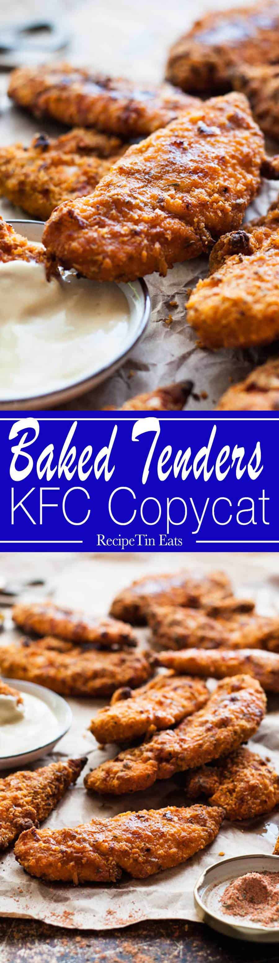 KFC Copycat Oven "Fried" Chicken Tenders 